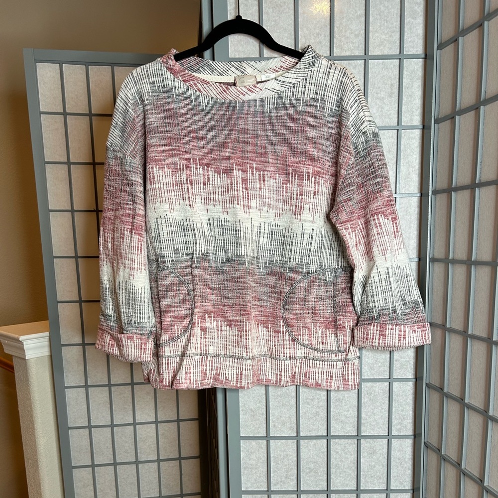 Anthropologie Postmark Stylish Multicolor Top
